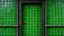 Placeholder: Puerta industrial con cadena tensa, resuelta en acrílico de alto contraste; la planta mínima entre las baldosas es un signo de resistencia, un verde que insiste en existir