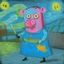 Placeholder: peppa pig as serial killer van gogh style