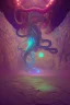 Placeholder: 3d render non-euclidean mass of eyes and tentacles, matte painting rpg skill concept art, art nouveau, swirly vibrant color lines, fantastically gaudy, aesthetic octane render, 8k hd resolution, by ilya kuvshinov and cushart krentz and gilleard james a glowing aura global illumination ray tracing hdr art by artgerm and greg rutkowski and magali villeneuve