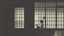Placeholder: monochromatic japanese classroom with a shadowy figure looking out the window holding a transparent key emanating glow that colors the surroundings, anime