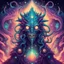 Placeholder: Wish Wielder in monster DMT art style