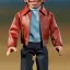 Placeholder: wide view Fonzie toy Action figure doll 1977 realistic (thumbs-up) (face) Shades grin, fonz