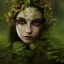 Placeholder: Portrait of beautiful girl, plant, metal, feathers, Dryad, fae, sidhe, ominous, nature, plants, wildflower, facepaint, dnd character portrait, intricate, oil on canvas, masterpiece, expert, insanely detailed, 4k resolution, retroanime style, cute big circular reflective eyes, cinematic smooth, intricate detail , soft smooth lighting, soft pastel colors, painted Renaissance style, 800mm lens