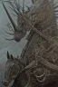 Placeholder: sauron on horse by h r Giger, Tim burton, junji ito, dystopian surrealism, dark horror fantasy, hdr, artstation intricate details, demonic, dark art, dark noir, neoclassical gothic horror