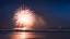 Placeholder: firework on the ocean, at nightfall in capbreton, la piste: a good swell, nice waves