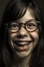 Placeholder: ugly girl glasses teeth and hairy