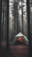 Placeholder: Tim Jacobus style tent in haunted forest