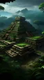 Placeholder: Scene of an abandoned Mayan city