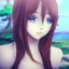 Placeholder: Insanely portrait of beautiful girl day, sunny, relaxing, sea, trees, real details, hyper photo realistic, anime style, glowing forest, 8k