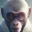 Placeholder: portrait male anthro monkey dressed character full body precis no blur, concept art, character sheet, nier automata, Alexander Mandradjiev cyberpunk, trending on artstation, featured on pixiv, hyper detail, cinematic composition, 8 k, detailed face