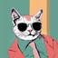 Placeholder: Cat with sunglasses