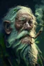 Placeholder: Grizzly old man smoking weed, super high definition