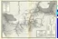 Placeholder: a scan of an ancient North American Cree printed road map of a fictional place that was black and white but has since been stained and weathered, uses Cree Syllabic for text