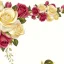 Placeholder: Yellow roses as gold metallic glossy shiny roses