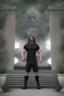 Placeholder: ProtoVision - Absolute Reality - Realism Engine XL - PhotoReal, What if Kat Dennings was an extremely muscular man with a goatee, wearing a black muscle shirt and Bermuda shorts, 4k, 8k, 32k UHD, Hyper realistic, extremely colorful, vibrant, photorealistic, realistic, sharp, highly detailed, professional quality, beautiful, awesome, majestic, superb, trending on artstation, pleasing, lovely, Cinematic, gorgeous,