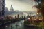 Placeholder: Tevere+river+Bar on garden rooftops +Rome mixed new york +Skyscraper +steampunk+biopunk+alphonse mucha, greg rutkowski,matte painting, cryengine, hyper detailed, felix kelly, fantasy art, seb mckinnon