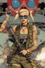 Placeholder: Tank Girl in her iconic scene