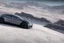 Placeholder: A Tesla 'Model S' is racing at top speed, on the planet 'Hoth'. CINEMATIC. WIDE ANGLE LENS. PHOTO REAL.