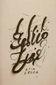 Placeholder: Hand the word Estilo with two Lettering O minimalist