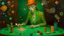 Placeholder: the rolling dice-headed poker player at the green table surreal by peter mitchev