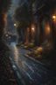 Placeholder: A Draw in the sidewalk, Darkness concept art, Diodes around, 32k resolution, Best Quality, Masterpiece, natural light, insanely detailed, 8k resolution, fantasy art, detailed painting, hyper realism, carguilar, beautiful detailed intricate, insanely detailed, natural skin, soft impressionist perfect composition, award-winning photograph,