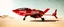 Placeholder: Coca-Cola Branded unmanned combat aerial vehicle, middle east Desert, cinematic, Fuji Film, Anamorphic lens, 2040s, deep depth of field, in a Cyber punk WW3 film