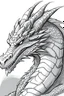Placeholder: Un dragon gris gentil en dessin pour une histoire d'enfant de 4 ans qui aime les dragons. le dragon vol