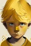 Placeholder: illustration childrens book , boy with color gold eyes and gold hair There once was a young lad by the name of Max. Max had a keen eye for detail and a keen sense of empathy. He could always tell when someone was angry or depressed.