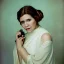 Placeholder: Hyperrealistic, 8k centered photographic portrait of [[Carrie Fisher as Princess Leia in Star Wars]], leica, 35 mm, technicolor, natural colors, telephoto, 24 mm, portrait photo by Annie Leibovitz, film, studio lighting, detailed skin, ultra realistic, bokeh, sharp features