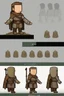 Placeholder: character sprite for pixel game in the medieval style. --ar 2:3 --uplight