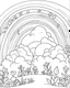 Placeholder: a long rainbow coloring page