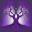 Placeholder: two trees with roots connected purple