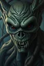 Placeholder: Swamp Thing, dark ball , ominous, facepaint, waist up portrait, intricate, oil on canvas, masterpiece, expert, insanely detailed, 4k resolution, retroanime style, cute big circular dark eyes, cinematic smooth, intricate detail , soft smooth lighting, soft pastel colors, painted Renaissance stylestyle