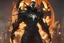 Placeholder: venom machine in 8k nier automata artstyle, halloween them, fire pumpkin head, close picture, fantasy world, intricate details, highly detailed, high details, detailed portrait, masterpiece,ultra detailed, ultra quality