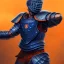 Placeholder: a fierce warrior in full navy blue and orange battle armor, with an S shaped shield, holding a basketball, a highly detailed illustration, background of Inka jungle, realistic render, 8 k, micro detail, intricate, elegant, centered, digital painting, Artstation, smooth, sharp focus, illustration, artgerm, tomasz alen kopera, peter mohrbacher, donato giancola, joseph christian leyendecker, wlop, boris vallejo