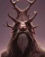 Placeholder: humanoid figure monster with antlers, highly detailed, digital art, sharp focus, trending on art station, kentaro miura manga art style,deep forest background