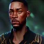 Placeholder: portrait, will smith as black panther, in dark forest, dynamic lighting, 8k, ultra detailed