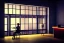 Placeholder:  police station in window, woman sitting in a cocktail bar next to a window, atmospheric ,night lighting,rainy, realistic, unity engine, cinematic lighting, octane render.