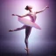 Placeholder: BALLERINA DANCING, volumetric light high details psychedelic background