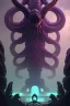 Placeholder: Alien Kraken,by greg rutkowski and wlop and sandra chevrier, purple blue color scheme, high key lighting, volumetric light, digital art, highly detailed, fine detail, intricate, ornate, complex, octane render, unreal engine, photorealistic