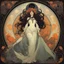 Placeholder: [art by Alphonse Mucha] october nightmare ix. tribute to lovecraft