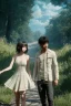 Placeholder: You and me, the starts and romance, anime