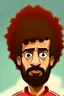 Placeholder: mo salah ,cartoon 2d