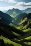 Placeholder: pemandangan alam di gunung