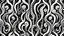 Placeholder: Black White Tentacles Round Pattern