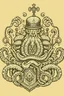 Placeholder: Medieval coat of arms crest of a kraken