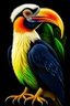 Placeholder: hornbill bird full body, digital art, photo, illustration, digital painting,oil painting, smooth, sharp focus, highly detailed, with casque bird,