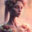 Placeholder: flower beautiful girl,utra realistic,highly detailed, sharp focus, insanely detailed, parallax flowers, honeybee, fantasy art, intricate detailed, elegant, fog, Special Lighting, Vibrant, color Scheme, forest, unreal engine 5, trending on artstation