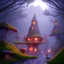 Placeholder: An ant village in the depths of the forest