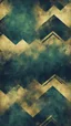 Placeholder: Hyper Realistic Green, Navy-Blue & Golden Abstract Retro Grunge-Pattern-Texture